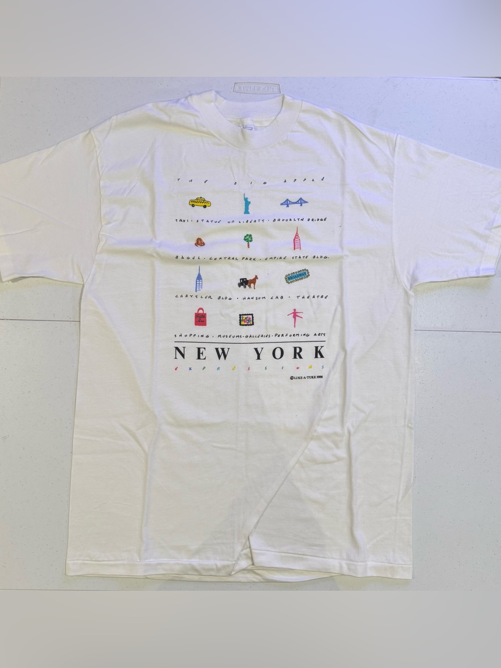 Vintage 1988 Luke A Tuke New York Expressions size large